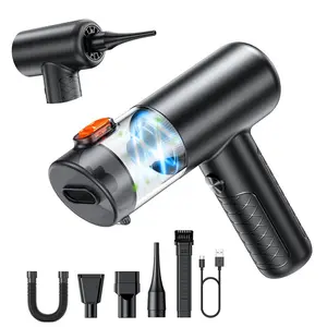 2-in-1 Handheld Vacuum & Air Pump High Suction Portable Car Vacuum Cleaner for Car Home Outdoor Use