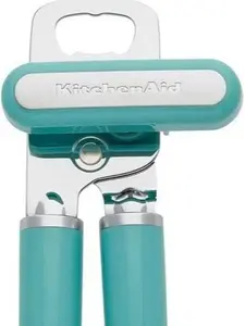 Classic Multifunction Can Opener / Bottle Opener, 8.34-Inch, Aqua Sky Kitchen Utensils