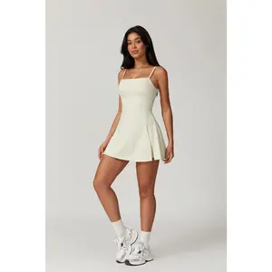Essie Cream Skort Mini Dress