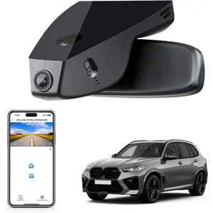 4K Dash Cam for BMW X5 Gen4 G05 F95 2019 2020 2021 2022 2023(Model A), X5 M M50i xDrive50i sDrive40i xDrive40i OEM Style, 2160P UHD Video, WiFi & APP, 64GB Card
