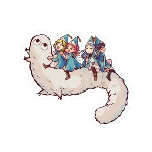 Witch Hat Atelier Coco · Agott · Tetia · Richeh · Qifrey Anime Manga Die-Cut Character Stickers – Perfect for Laptops, Journals, Gift Ideas, Fun Decor, and Celebrations
