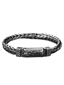 2026 Dragon Year Handmade Braided Bracelet, Wide 10mm Unisex Design, Simple and Elegant Style, Perfect for Men and Women