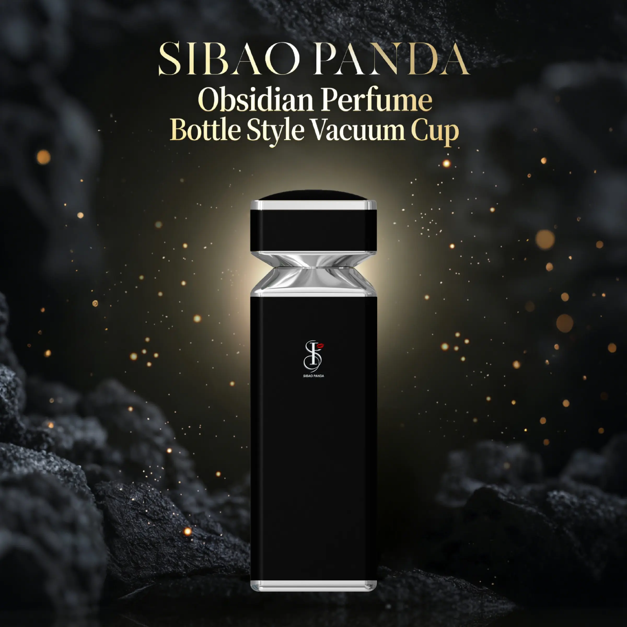 Stainless Steel Insulated Flask Bottle Gift Box Elegant Unique Square Shape Cold Hot Drinks Mini Cup Capacity 6.6 Oz 195 Ml