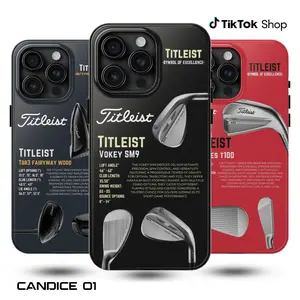 Titleist Golf Phone Case, Golf Club Phone Cover, Golf Accessories Gift  17 Air Pro Max