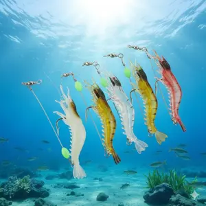 Glow-in-the-Dark Silicone Soft Lure Topwater Lure with 3x Hooks for Night Fishing. Long Glow, Tangle-Free Design, Eco-Friendly Material. Saltwater & Freshwater Use. Ideal for Bass, Trout, Snapper, and More Species.