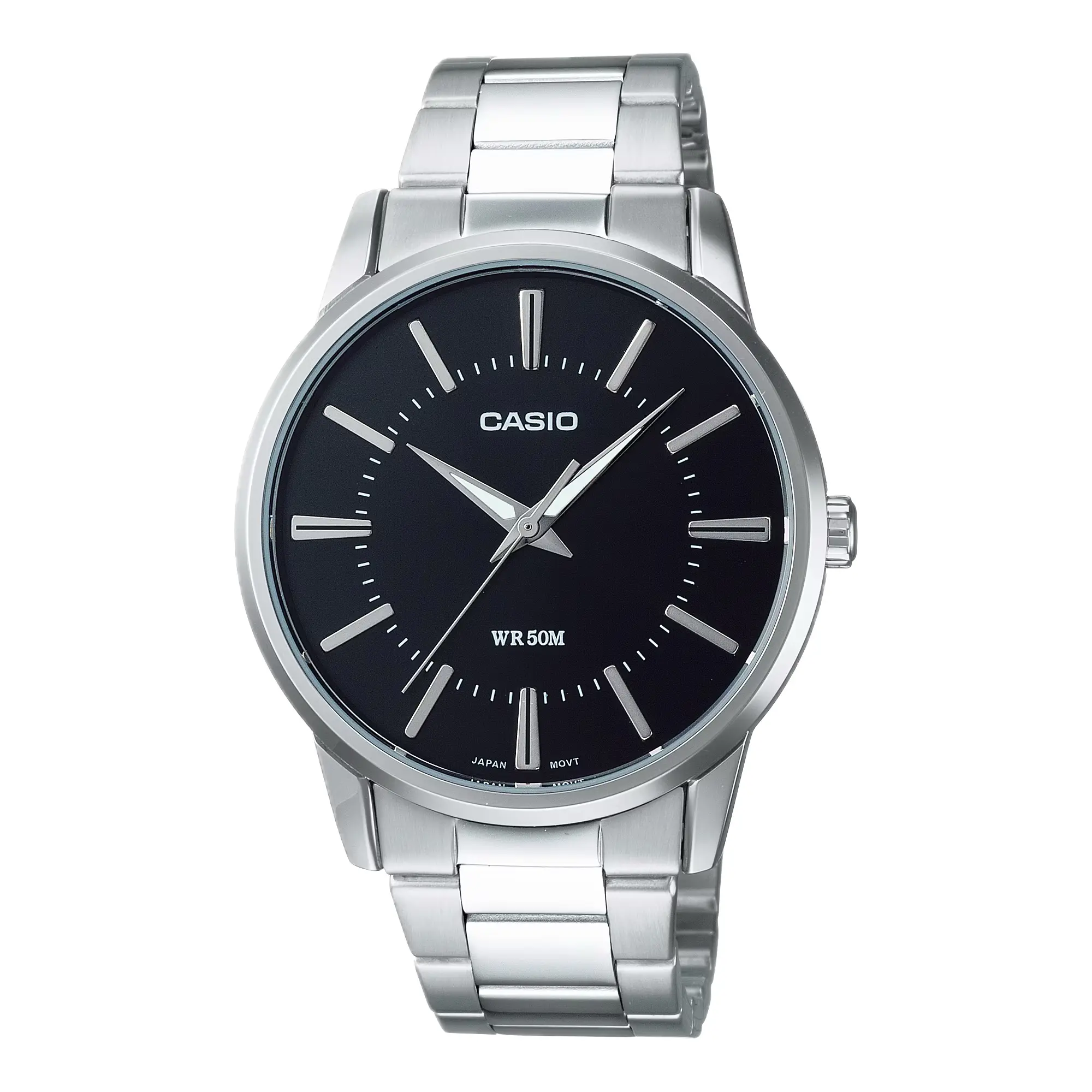 Casio Women’s Black Dial Stainless Steel Bracelet Watch - Casio LTP‑1303D‑1AVDF