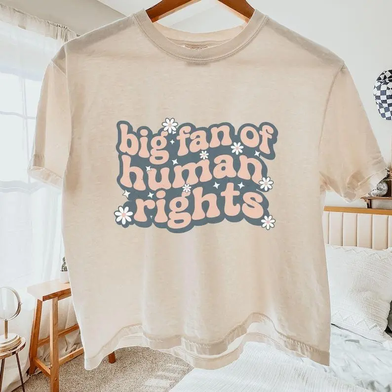 Big Fan Of Human Rightss crop top Shirt Big Fan Of Human Rightss crop top Shirt