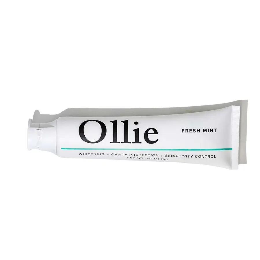 Ollie Fluoride-Free Hydroxyapatite Toothpaste | 10% Nano Hydroxyapatite for Enamel Support & Sensitive Teeth