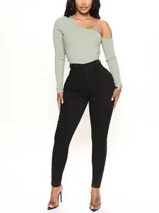 Flex Game Strong Super High Rise Skinny Jeans - Black