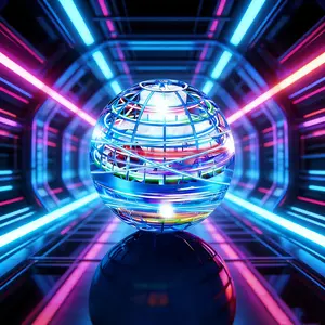 Galaxy Anti-Gravity Hover Orb Fly Spinner LED Boomerang Ball Toys, Fun Indoor Outdoor Play for Kids & Teens, Safe Durable Parent-Child Game Ball, Entertainment Game Props, Perfect Gift Selections