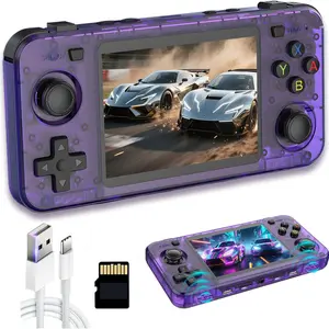 Retro Handheld Game Console R36h, 4.0 IPS Screen, 26+ Emulators, 64GB Memory Card, Portable Gaming System, Classic Games Included