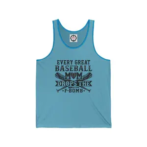 Funny Baseball Mom Tank Top, Perfect for Sports Moms, Summer Wear, Gift for Baseball Lovers, Workout Clothes, Casual Outfits