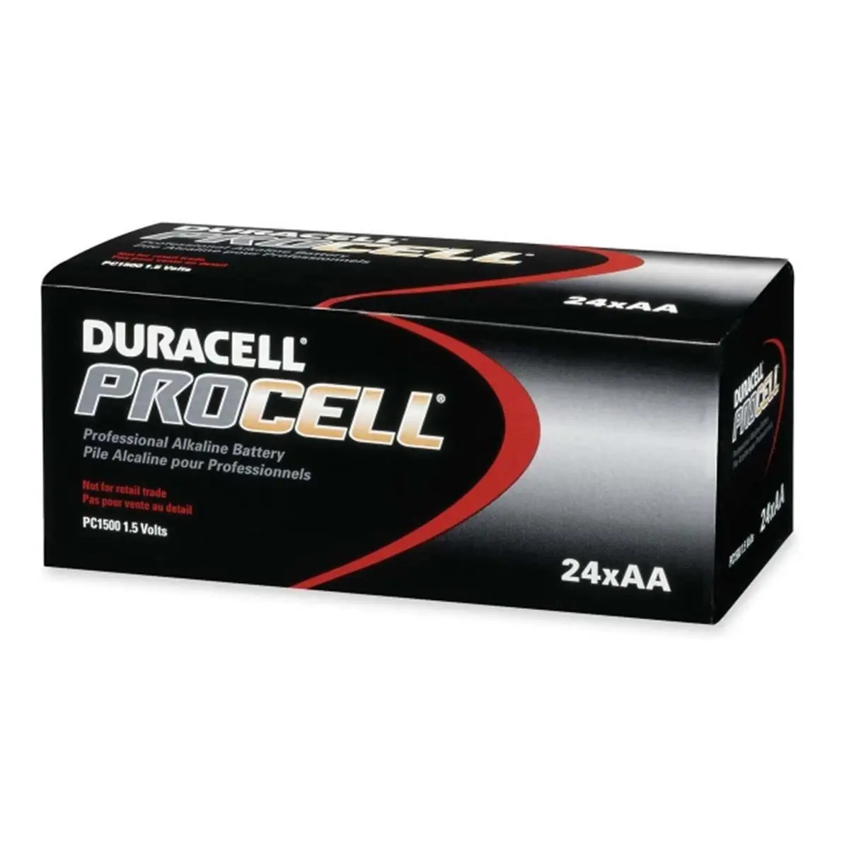 212 MAIN Lorell DUR Procell AA Alkaline Type Replacement Batteries - Pack of 24 for Sports & Outdoor, Cycling Leisure Equipment