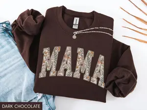 Mama Sweatshirt, Mama Sweater, Mama Floral Sweatshirt, Floral Mama, Mothers Day Gift, Cute Mom Sweatshirt, Trendy Mom Shirt, New Mom Gift