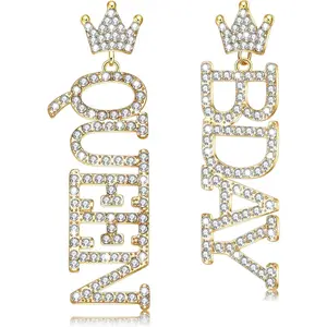 Birthday Earrings for Women Happy Birthdays Earrings Statement Cake Champagne Bottle Earring Happy Birthdays Dangle Earring Birthday Gifts Favors