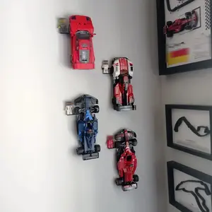 Wall-Mounted Display Stand, Display Shelf, Display Rack, Display Storage Rack for Champion Series Racing Model Cars, Home Decor, Ideal for Car Enthusiasts, Perfect for Favorite Memorabilia