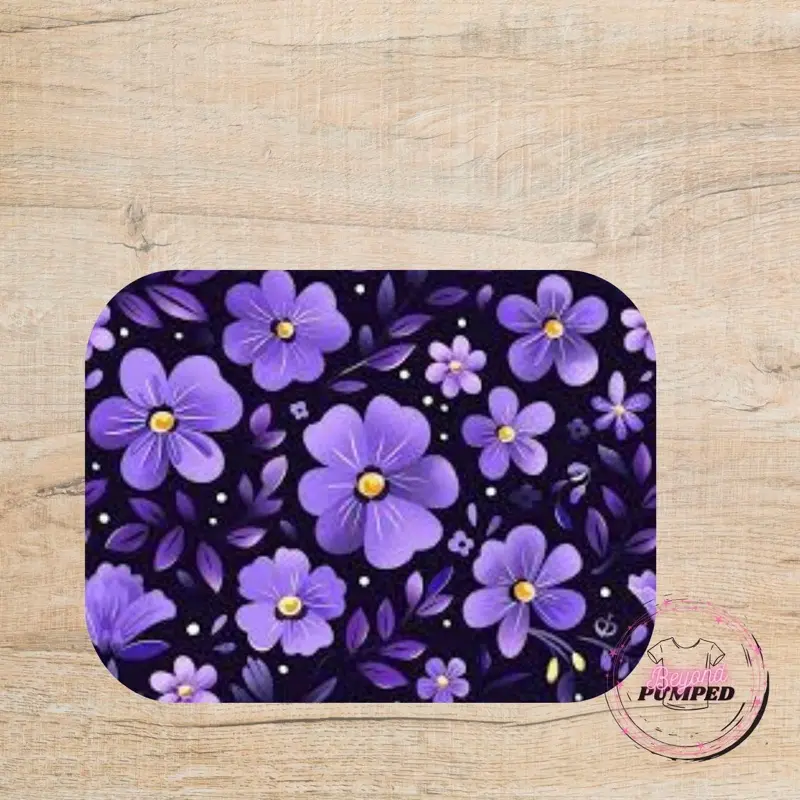 Midnight Bloom Sublimation Mouse Pad