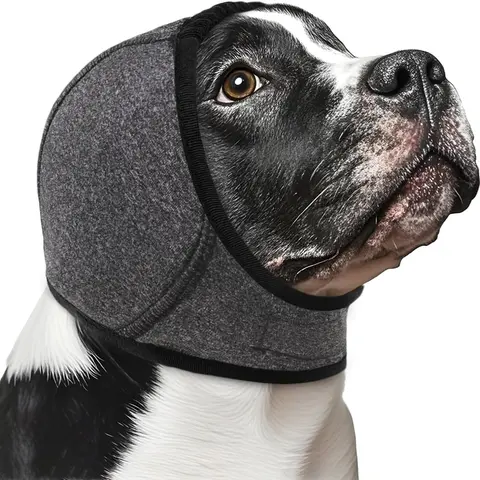 Dog Calming Head Wrap Hat Clothing, Waterproof, Quiet Ear Anti-Anxiety Cover for Anxiety Relief & Noise Protection