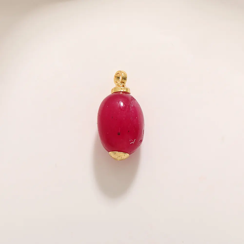 A681 Red Treasure Barrel Beads