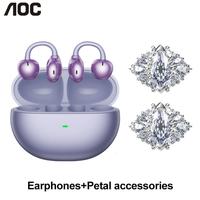 Purple+Silver Round Petal