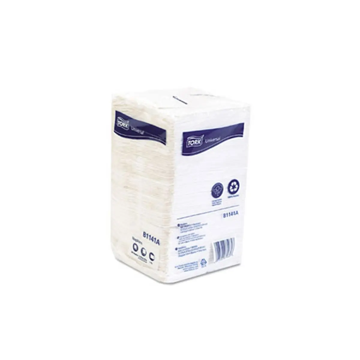SCA Tissue SCAB1141A Tork Universal Square Beverage Napkins, Fresh, Super Absorbent Home Supplies for Household Use, Ultra-Absorptive Tissues & Napkins