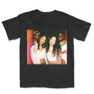 Selena And Aaliyah T-Shirt, Tupac shirt, Gifts for her, 90s Hiphop Band Tees Top Menswear Womenwear