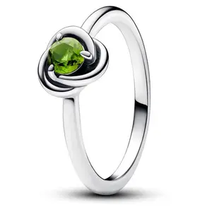 Pandora August Birthstone Eternity Circle Ring 192993C08-52
