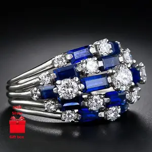 925 Sterling Silver Ring, Wide Face Ring, Ladies' Rings, Elegant And Exquisite. Fashionable Classic Rings, Gift Jewelry Boxes, Elegant Ladies, Suitable for Birthday Gifts, Holiday Gifts, Valentine'S Day Gifts, Suitable for Daily Wear