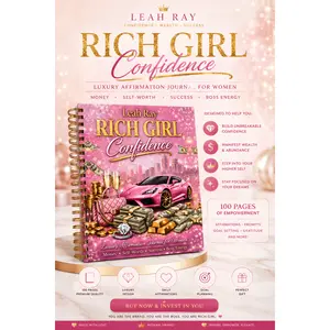 Rich Girl Confidence™ Luxury Affirmation Journal | Manifest Wealth, Confidence & Success