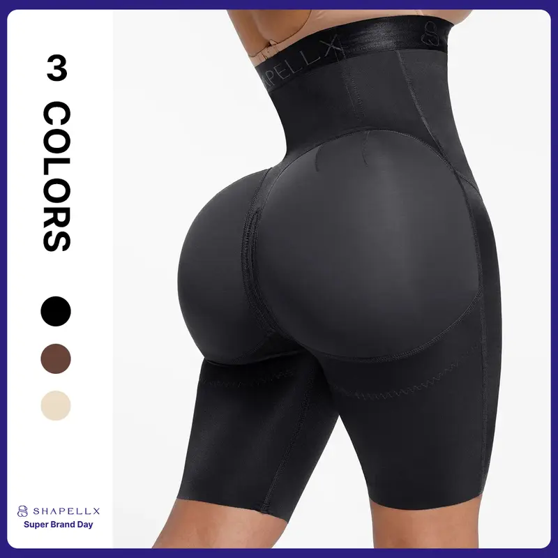 Shapellx AirSlim Butt-Lifting High Waist Logo Shorts Comfort Shapewear Sales