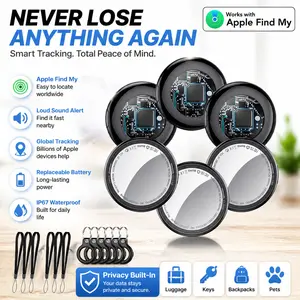 [Summervibes] Tukio 2026 GPS Tracker(iOS Only) for Car & Pets,Mini Trackers Device with Weatherproof Magnetic Case-No Monthly Fee-Best Hidden GPS Trackers,Global Coverage Location Tracker,Anti-lost Device,For Apple Find My (iOS Only) For iPhone