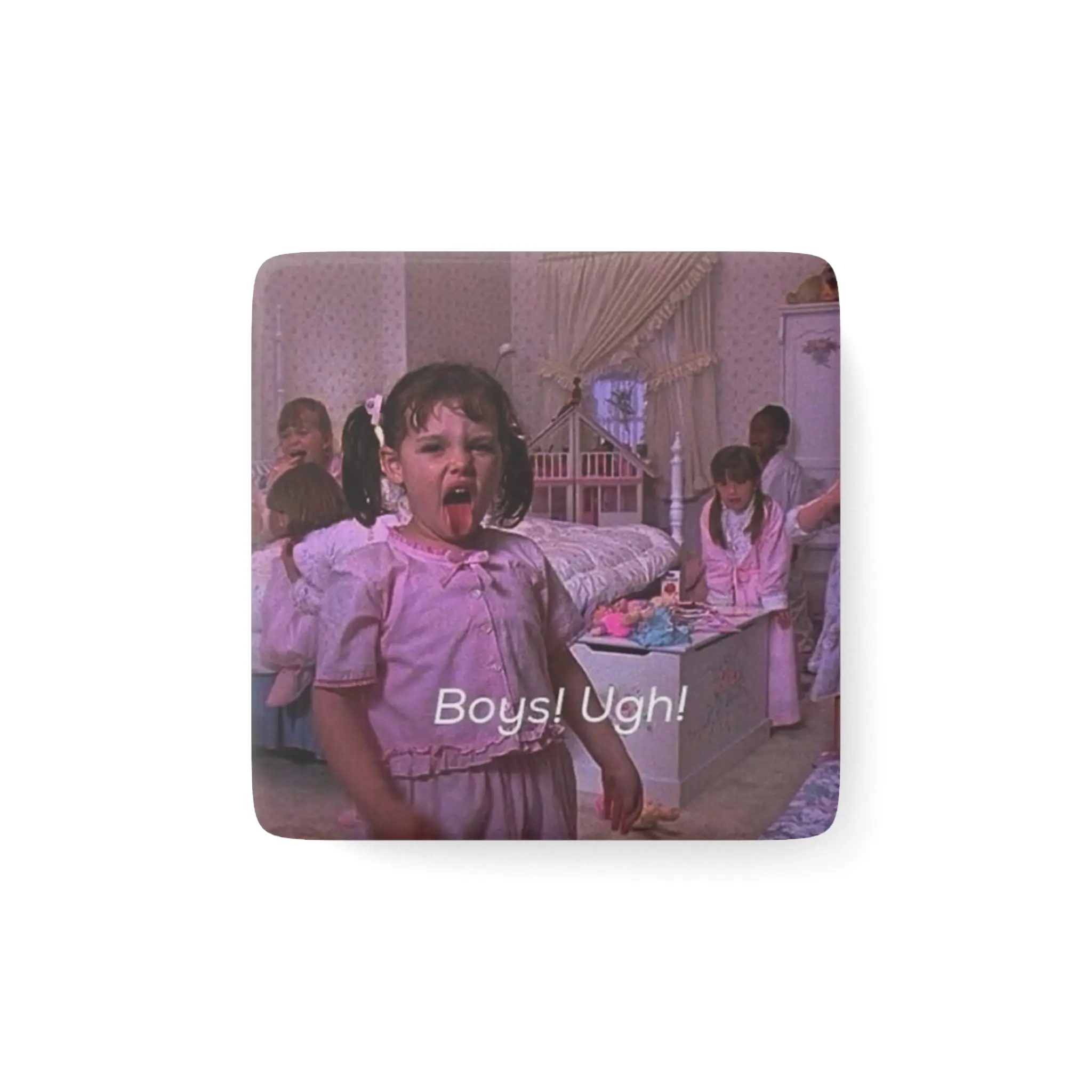 Little Rascals “Boys Ugh!” Magnet | Porcelain Fridge Magnet