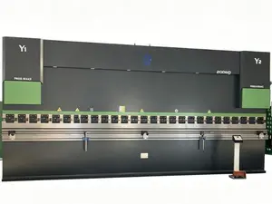 200t 6000mm Long Big Tonnage Hydraulic Press Brake with Tp10s Controller Electric Compensation Bending Machine