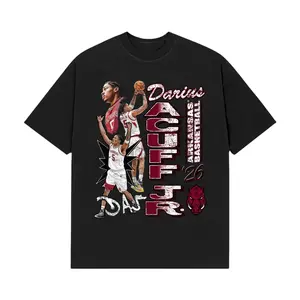 Darius Acuff Jr Basketball Graphic T-Shirt Player Highlight Sports Fan Design 1-Sided Men's Women Tee Gift for Game Day USA
