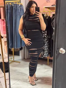 Midnight Illusion Dress