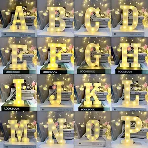 7-Inch LED Letter & Number Lights, Luminous Indoor Decor Lights for Home, Wedding, Bar Decorations, Led Lights