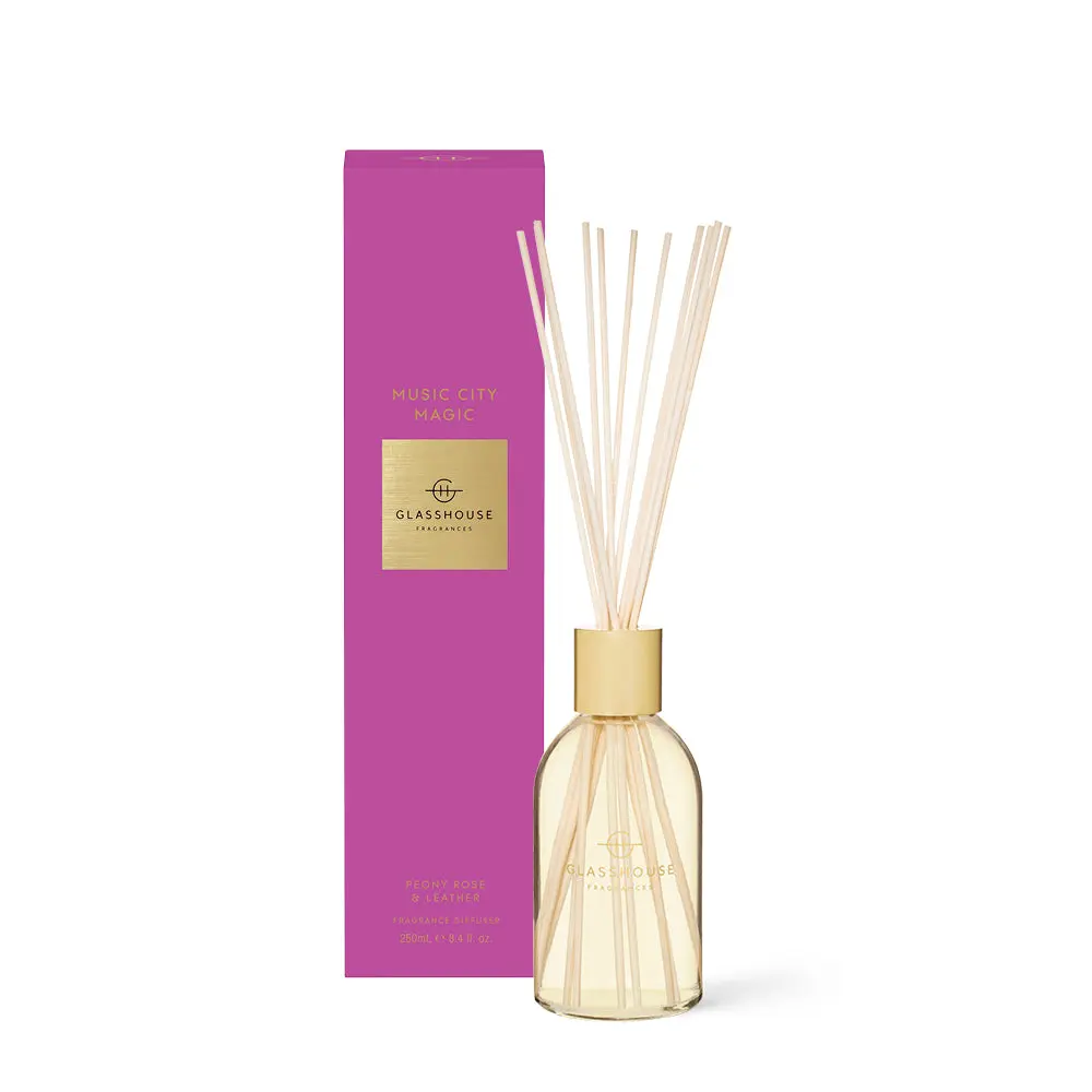 GLASSHOUSE FRAGRANCES | Music City Magic Reed Diffuser