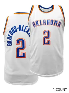 Men's Oklahoma #2 Basketball Jersey, Vintage Basketball Jersey, Lettering Embroidered V Neck Basketball Jersey, Breathable Comfortable Basketball Clothing for Outdoor Training