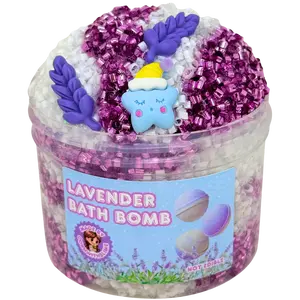 Lavender Bath Bomb 8oz Slime Bingsu Texture Scented Aromatherapy Blend