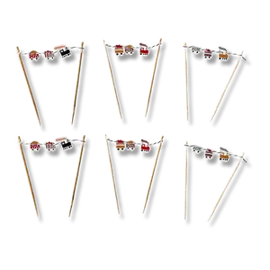 Train Cupcake Toppers (6pcs)
