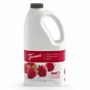Torani Strawberry Real Fruit Smoothie Mix - Bottle (64oz)