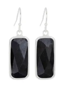 Hematite Rectangle Drop Earrings, Handmade Jewelry, Gift For Her, Gemstone Earrings, Earrings Of The Day, Luxury Jewelry