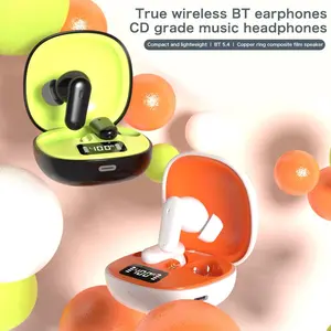True Wireless Earbuds with LED Smart Display Charging Case, High-Quality Noise-Canceling, Long Battery Life, Android & iOS Compatible