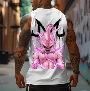 Unleash Chaos with This Majin Buu Tank Top – Sleeveless Dragon Ball Z Shirt for Otaku Streetwear and Hardcore Anime Gym Fans