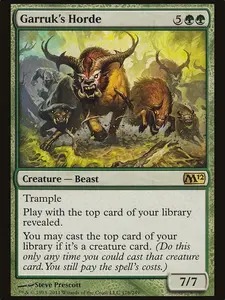 Magic the Gathering: Garruk's Horde - Magic 2012 (M12)