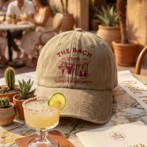 The Bach Club Hat 2026 – Embroidered Bachelorette Party Cap, Personalized Bride To Be Hat, Bach Trip Beach Hat, Bridal Shower Gift