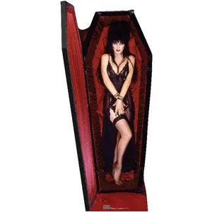 Advanced Graphics 829 Elvira Coffin Life-Size Cardboard Stand-Up