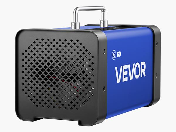 【Spotlight Day】VEVOR Ozone Generator, 60000mg/h Commercial Ozone Machine, with 15s Delayed Start & Dual-Hose Water Mode & LCD Touchscreen, Industrial Deodorizer for Car, Smoke, Home Odors, Up to 4800 sq.ft