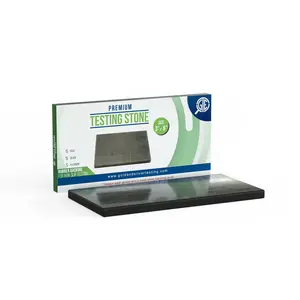 GTE 3''x6'' Large Black Premium Scratch Touchstone for Acid Gold Silver Platinum Jewelry Testing