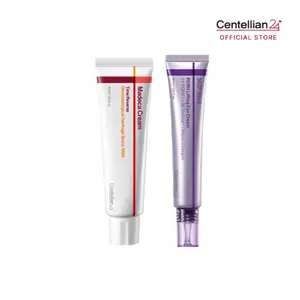 [Centellian24] Late-Night Recovery Set: PDRN + TECA | Madeca Cream Time Reverse 50 ml  + 360° Shot PDRN Lifting Eye Cream 30ml | Bright Eyes & Radiant Glow Duo | Korean Skincare
